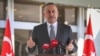 Le ministre turc des Affaires étrangères, Mevlut Cavusoglu à Ankara en Turquie le 25 mars 2020.