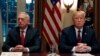 FILE - President Trump gets a briefing from his senior military leaders, including Defense Secretary James Mattis (L), in the Cabinet Room at the White House, October 23, 2018.