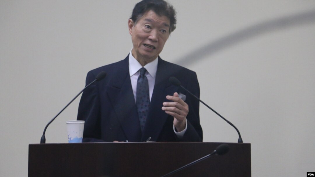 台湾前驻美代表沈吕巡（美国之音杨明 摄）