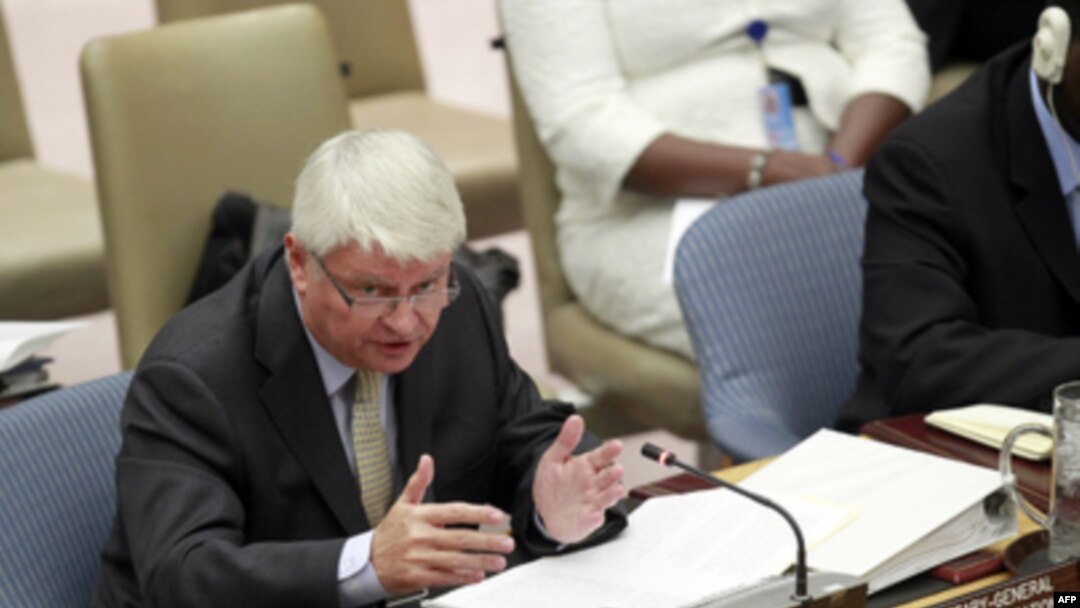 FILE - Hervé Ladsous, head of U.N. Peacekeeping Operations, October 6, 2011.