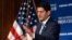 FILE - House Speaker Paul Ryan of Wis., speaks to the National Press Club, Oct. 8, 2018, in Washington. 