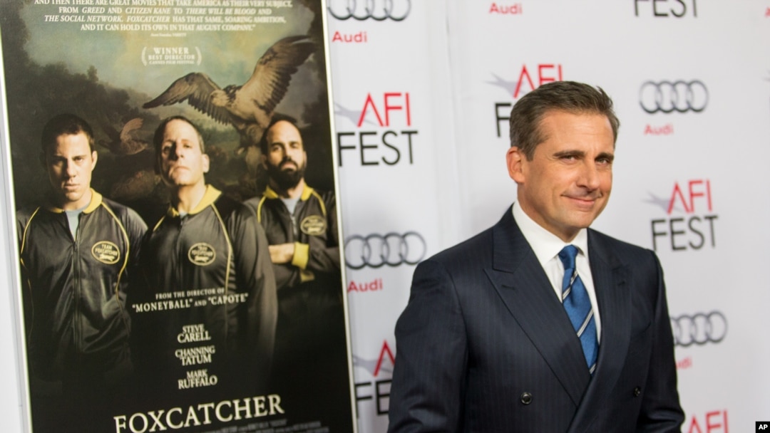 Stiv Karel na specijalnoj projekciji filma "Foxcatcher" na festivalu AFIFEST 2014. u Los Andjelesu