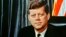 FILE - U.S President John F. Kennedy is seen in a 1963 portrait. The JFK Library Foundation has started tweeting in his name.