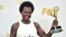 FILE - Viola Davis poses in the press room with the award for outstanding lead actress in a drama series for “How to Get Away With Murder” at the 67th Primetime Emmy Awards in Los Angeles, California, Sept. 20, 2015.