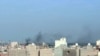 دود بعد از حمله هوایی در آبادان (اوایل بهار ۱۴۰۵) - آرشیو