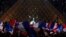 French President-elect Emmanuel Macron celebrates on the stage at his victory rally near the Louvre in Paris, France May 7, 2017. 