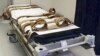 Florida's lethal injection gurney is shown in an undated photo taken in the redesigned death chamber. An Indian firm is set to restrict the sale of 'lethal injection' drugs to the United States. (File Photo)