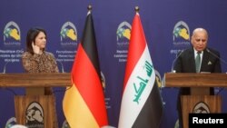 وزیر امور خارجه آلمان، آنالنا بربوک در  بغداد با همتای عراقی خود دیدار کرد. 