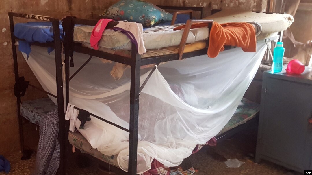 Student wares lie on a bed after 140 boarding students of Bethel Baptist School were kidnapped by gunmen in Kaduna, northwestern Nigeria, on July 5, 2021. 