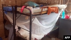 Student wares lie on a bed after 140 boarding students of Bethel Baptist School were kidnapped by gunmen in Kaduna, northwestern Nigeria, on July 5, 2021. 