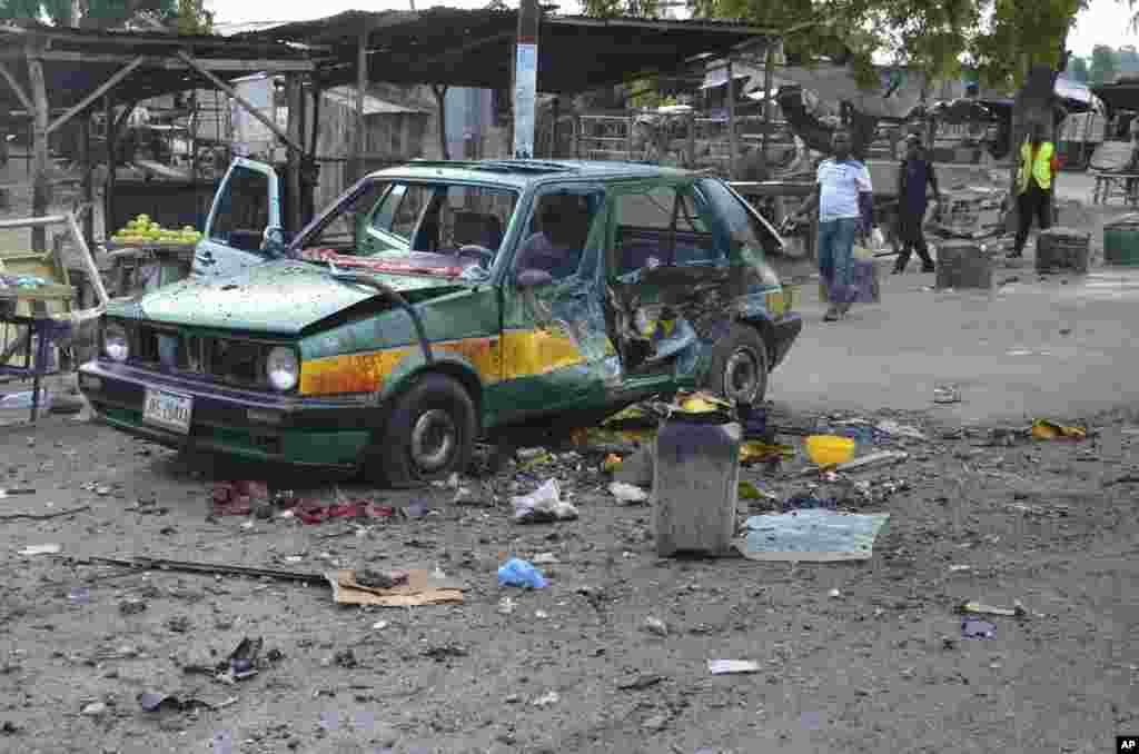 Harin Kunar Bakin Wake Yau Jumma&#39;a A Kusa Da Kasuwar Kwastam Ta Maiduguri