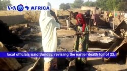 VOA60 Africa - Boko Haram militants killed at least 65 people at a funeral in northeastern Nigeria