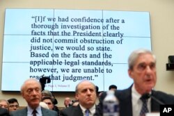 رابرٹ ملر کانگریس کی کمیٹی کے سامنے امریکی صدارتی انتخابات میں روسی مداخلت کے متعلق گواہی دے رہے ہیں۔ 24 جولائی 2019
