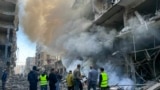 Firefighters douse a fire at the site of an Israeli airstrike in the Ghobeiry neighborhood of Beirut's southern suburbs on Nov. 15, 2024, amid the ongoing war between Israel and Hezbollah/AFP