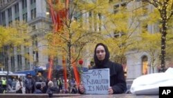 Dîmenên ji Xwenîşanderên Wall Street'ê