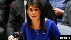 Haley le dijo a Fox News: "Si Assad no entiende" después de la lluvia de 105 misiles del viernes lanzados por Estados Unidos, Gran Bretaña y Francia a tres instalaciones sirias de armas químicas, “les va a doler. Habrá más".