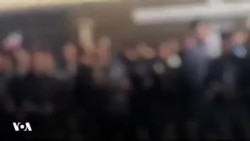 تجمع اعتراضی مردم روستای دزک مقابل استانداری چهارمحال و بختیاری؛ «مرگ بر زمین‌خوار»