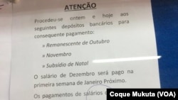 Nota da Direcção da Rádio Ecclesia, Angola