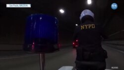 Sao Paulo’da NYPD Konvoyu Şaşırtıyor