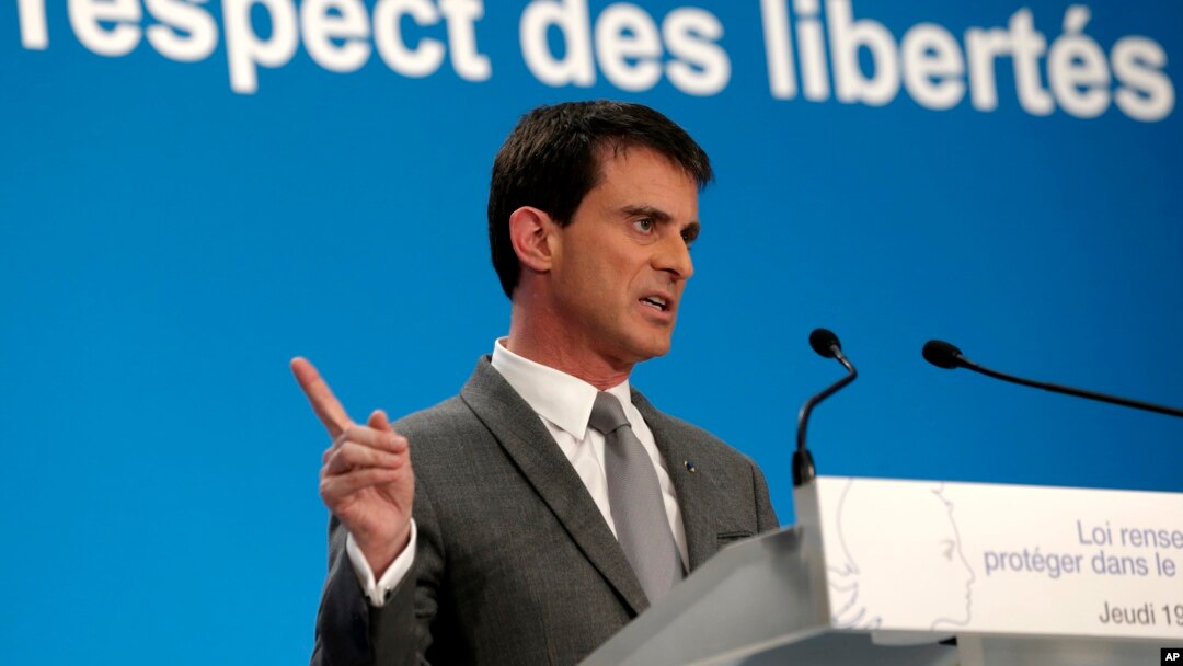 PM Perancis Manuel Valls mengatakan polisi Perancis telah menggagalkan lima rencana serangan teror di negaranya sejak tahun 2013 (foto: dok).