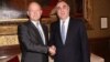 Azərbaycan xarici işlər naziri Elmar Məmmədyarov və Böyük Britaniyayanın xarici işlər naziri Uilyam Heyq 