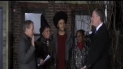 2014-01-01 美國之音視頻新聞: 二十年來首名民主黨籍紐約市長宣誓就職