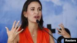 La diputada de la oposición de Venezuela, María Corina Machado, podría ser invitada a explicar lo que sucede en Venezuela, si la OEA acepta la propuesta de Panamá.