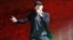 Rapper Eminem performs at Yankee Stadium in New York, September 13, 2010.