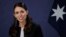 FILE - New Zealand Prime Minister Jacinda Ardern speaks at a press conference in Sydney, Australia, on July 8, 2022. 