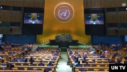2026년 5월 23일 미국 뉴욕 유엔본부에서 제11차 핵확산금지조약(NPT) 평가회의가 진행되고 있다.