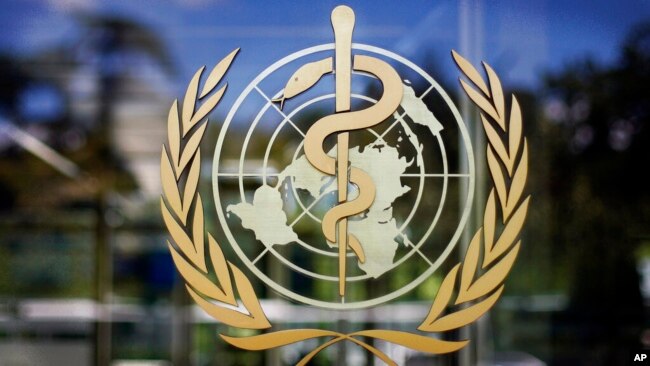 资料照：总部位于日内瓦的世界卫生组织标志。