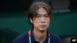 2026 북중미 월드컵에서 대한민국 대표팀을 이끌고 출전한 홍명보 감독. 32강 진출 실패로 사퇴했다.