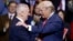 FILE - President-elect Donald Trump introduces retired Marine Corps Gen. James Mattis as his nominee for Secretary of Defense in Fayetteville, N.C., Dec. 6, 2016. Secretary of Defense James Mattis is leading a review of the US nuclear weapons.
