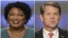 Stacey Abrams et Brian Kemp, les candidats pour le poste de gouverneur en Georgie.