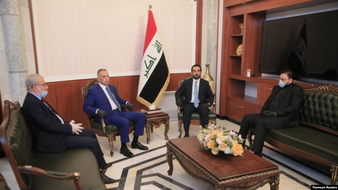 The Iraq parliament convenes to vote on new government in Baghdad on May 6, 2020.