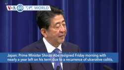 VOA60 World - Japan's Prime Minister Abe Announces Resignation for Health Reasons