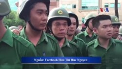 Công an giải tán, bắt giữ nhiều người biểu tình ở Việt Nam