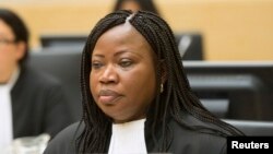 Chief Prosecutor Fatou Bensouda at the International Criminal Court in The Hague, Feb. 10, 2014