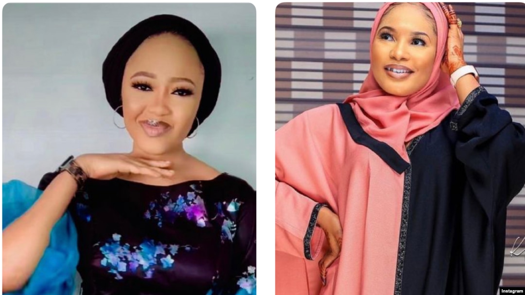 Umma Shehu, hagu da Sadiya Haruna, dama (Instagram/Umma Shehu/Sadiya Haruna)