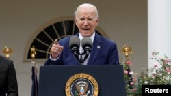 Presiden AS Joe Biden berbicara di Rose Garden Gedung Putih di Washington, AS, 22 September 2023. (Foto: REUTERS/Jonathan Ernst)