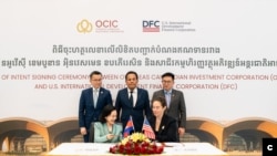 Overseas Cambodian Investment Corporation and DFC sign a Letter of Intent for $100M in strategic financing for Techo International Airport. (Credit OCIC.)