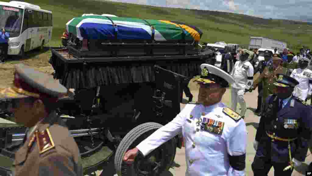 Nelson Mandela's Casket