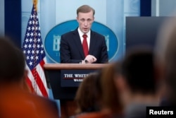 2022年9月30日，美国家安全顾问沙利文出席在白宫举行的例行记者会。（路透社）