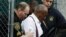 Bill Cosby departs after his sentencing hearing at the Montgomery County Courthouse, Sept. 25, 2018, in Norristown, Pennsylvania.