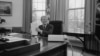 FILE - U.S. President Jimmy Carter works on a speech for television in the Oval Office of the White House, in Washington, Feb. 2, 1977. A stage funeral will be held on Ja. 9, 2025 for Carter who died at the age of 100 on Dec. 29, 2024.