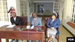 UMnu. Morgan Tsvangirai lomkakhe uNkosikazi Elizabeth Tsvangirai eHarvest House