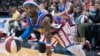 Jahmani Swanson, 135 cm, basketteur au service des Harlem Globetrotters