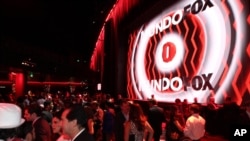 La fiesta inaugural de la nueva cadena, MundoFox, tuvo lugar en Los Ángeles, California.