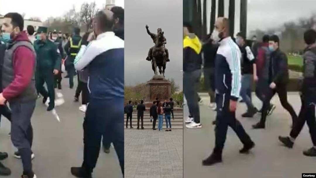 Effect.uz portali Toshkentda 28-mart voqealari paytida tarqatgan fotolardan biri 