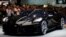 Bugatti La Voiture Noire dipamerkan dalam pameran automotif "89th Geneva International Motor Show" di Jenewa, Swiss, 5 Maret 2019. (REUTERS/Pierre Albouy)